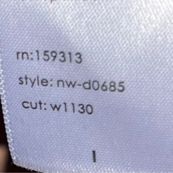 🌻NWOT Naked Wardrobe Coco Tan One-Shoulder Body-Con Minidress | Size L - Picture 7 of 8